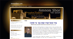 Desktop Screenshot of amnonshor.com