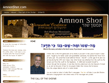 Tablet Screenshot of amnonshor.com